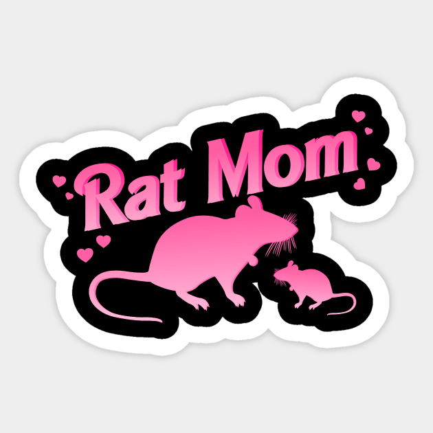 Rat Mom Sticker by biologistbabe